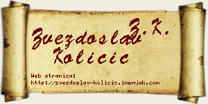 Zvezdoslav Količić vizit kartica